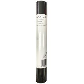 Uniti Iron-on Vinyl Roll 30cm x 60cm Black Black