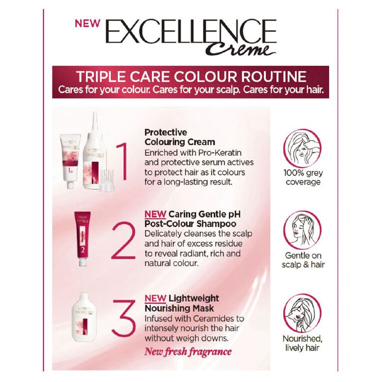 L'Oreal Paris Excellence Creme Hair Colour Golden Brown 5.3, , hi-res