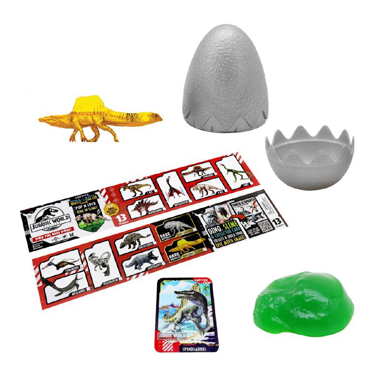Jurassic World Rebirth Captivz Slime Egg 1 Piece, , hi-res