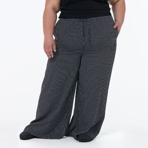 H&H Plus Women's Curve Wide Leg Resort Pant