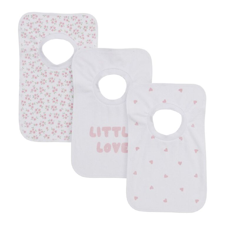 Young Original Babies' Popover Bibs 3 Pack, Purple Light, hi-res
