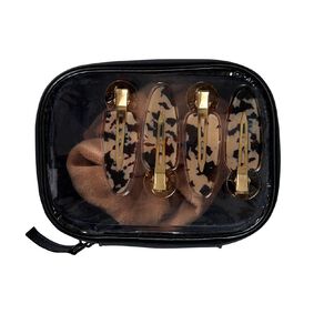 Poppi Beauty Headband and Hair Clip Leopard Set