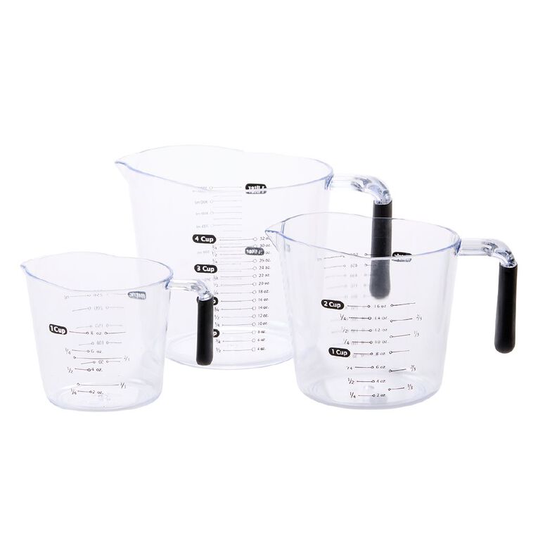Living & Co Measuring Jug Clear 3 Pieces, , hi-res