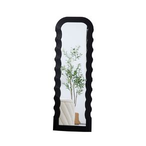 Living & Co Ripple Floor Mirror 150cm Black