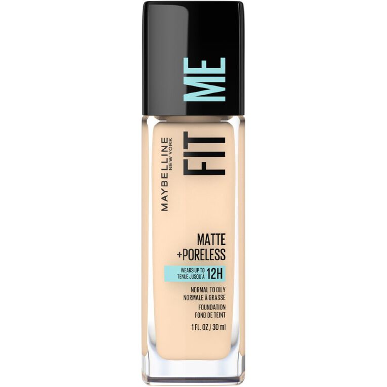 Maybelline Fit Me Matte And Poreless Light Beige Foundation, , hi-res