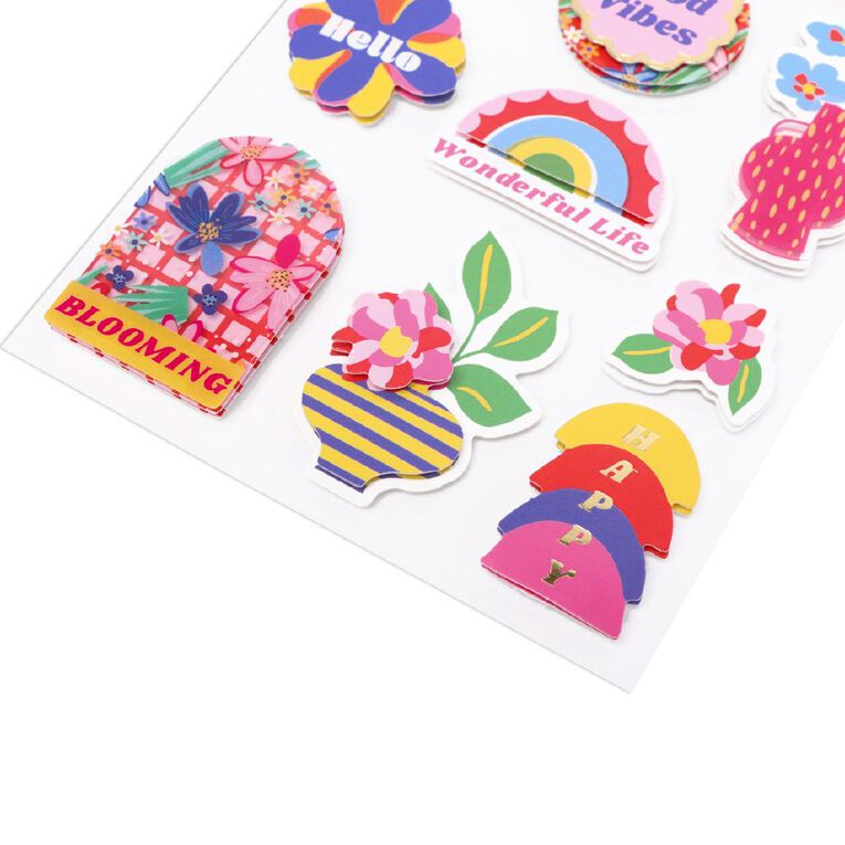 Uniti Colour Me Dimensional Stickers, , hi-res