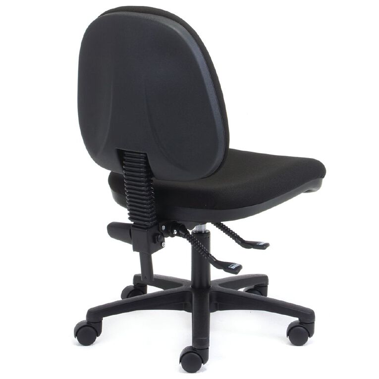 Chair Solutions Aspen Midback Chair Black, , hi-res