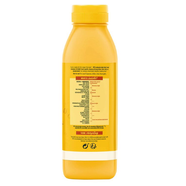 Garnier Fructis Hair Food Banana Shampoo 350ml, , hi-res