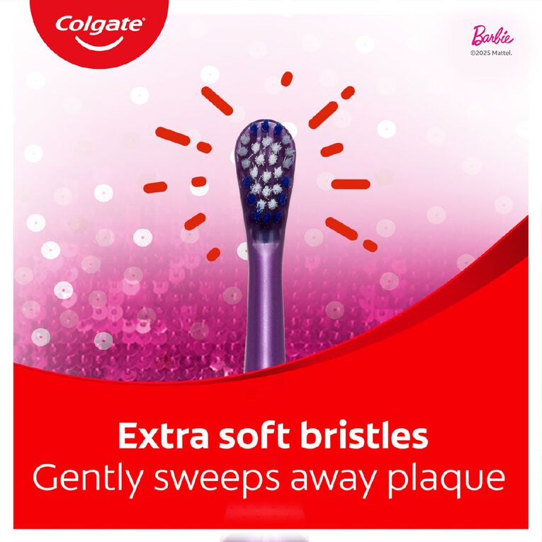 Colgate Barbie Kids' Sonic Power Toothbrush, , hi-res