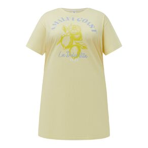 H&H Women's Plus Boxy Tee Nightie