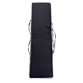 Living & Co Outdoor Cushion Bench Plain Black