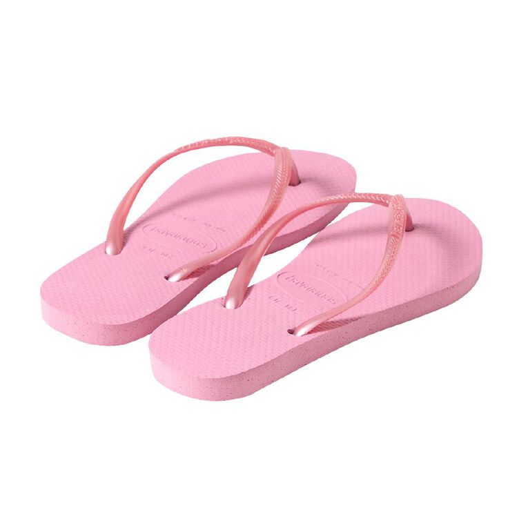 Havaianas Slim Jandals, Pink Light, hi-res