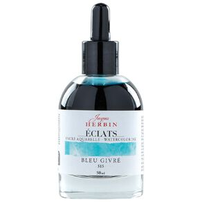 Jacques Herbin Eclats Watercolour Ink 515 50ml Ice Blue Blue