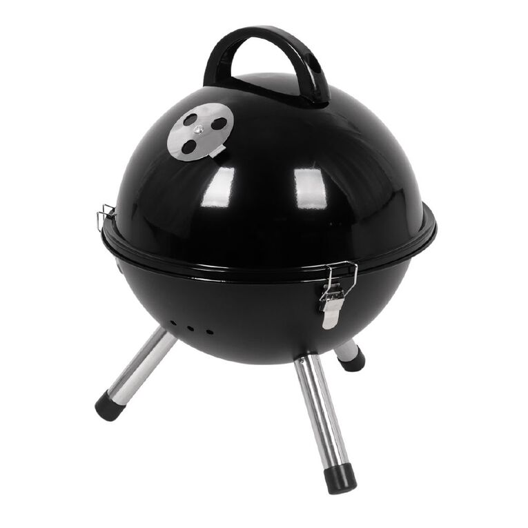 Gascraft Portable Charcoal BBQ Black, , hi-res