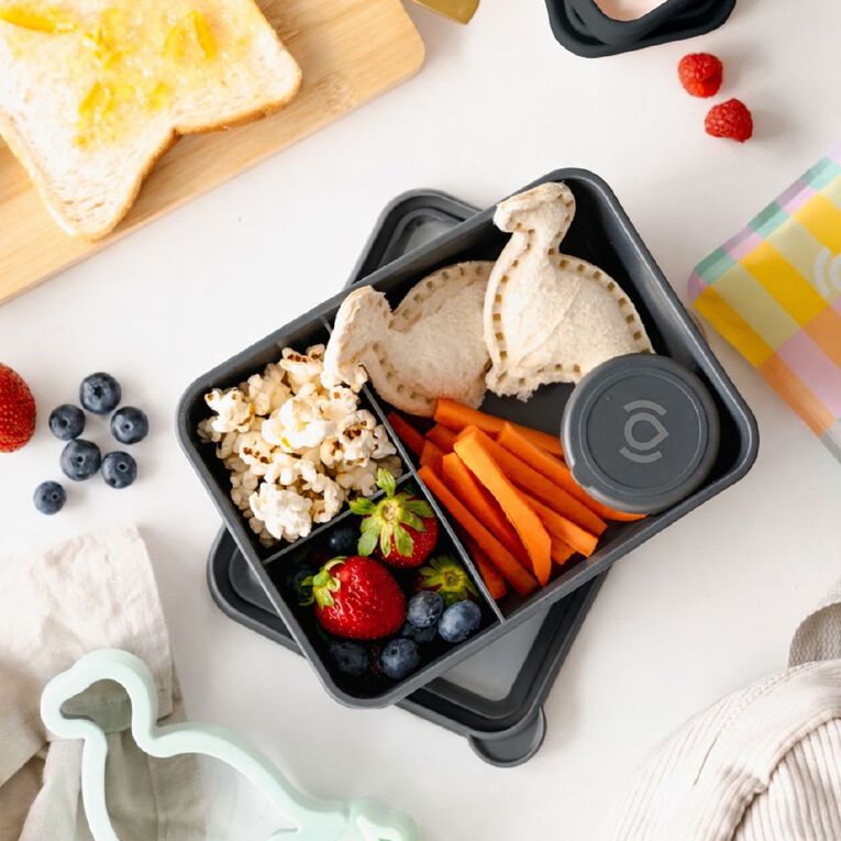 Seymours Versa Bento Box Rectangle Charcoal, , hi-res