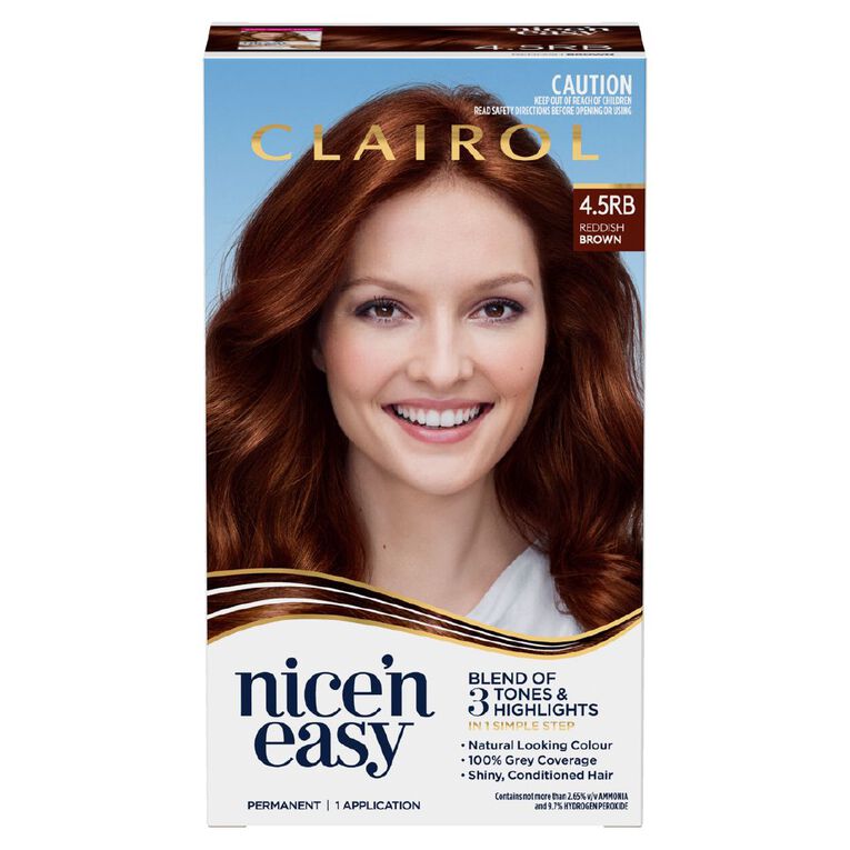 Clairol Nice n Easy 4.5RB Reddish Brown, , hi-res
