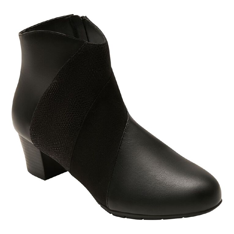 H&H Women's Helen Ankle Boots, Black, hi-res