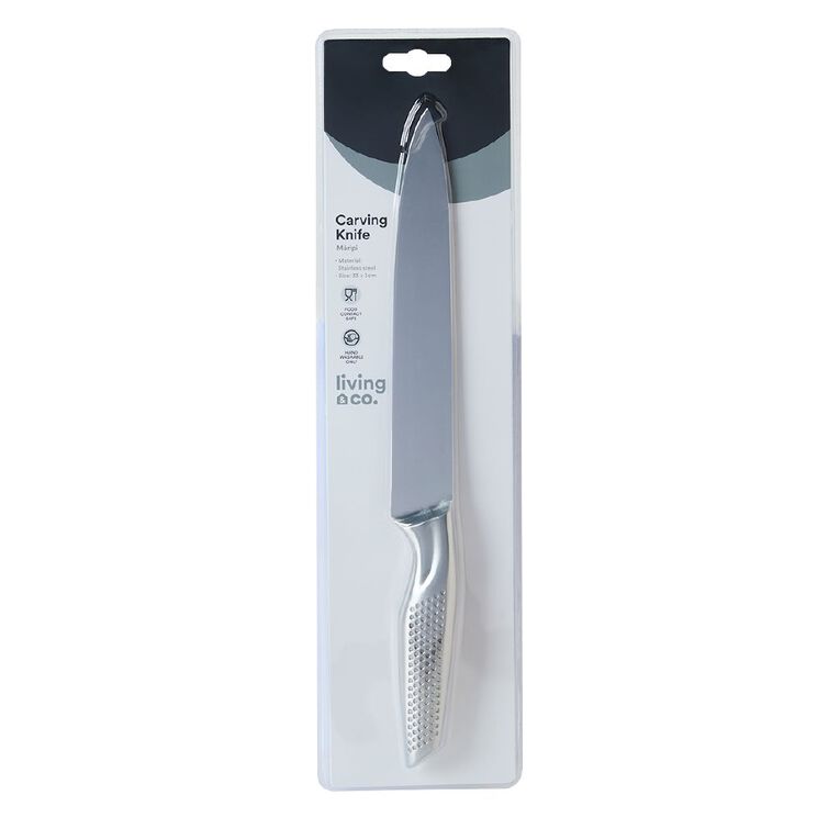 Living & Co Stainless Steel Carving Knife, , hi-res