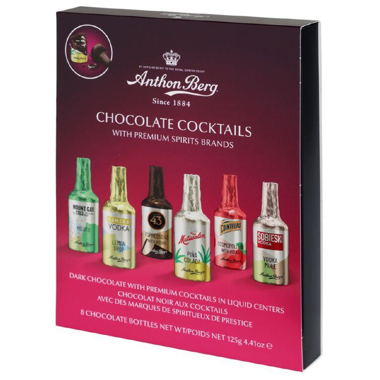Anthon Berg Chocolate Cocktails 8 Pieces, , hi-res