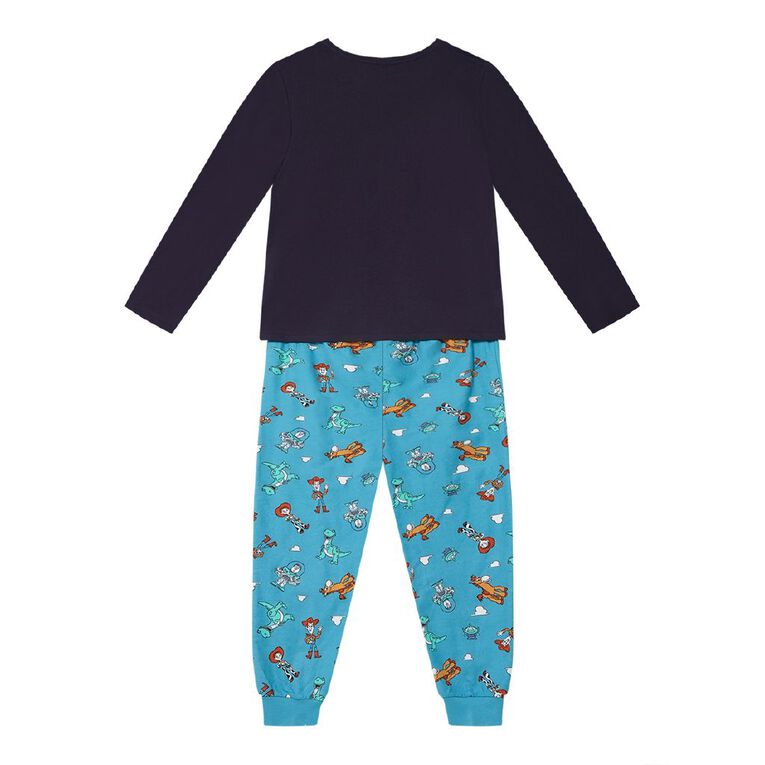 Toy Story Boys' Knit and Flannelette Pyjama Set, Blue Dark, hi-res