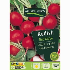 McGregor's Red Globe Radish Vegetable Seeds