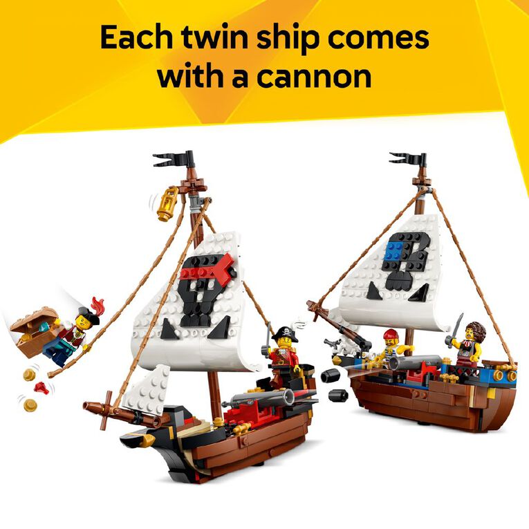LEGO CREATOR Iconic Pirate Ship 31387, , hi-res