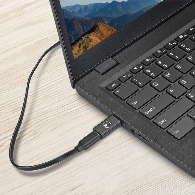 Bonelk USB-A to USB-C 3.0 Adapter Black Black, , hi-res