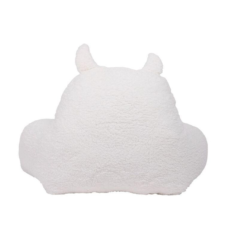 Living & Co Kids Reading Cushion Llama White, , hi-res