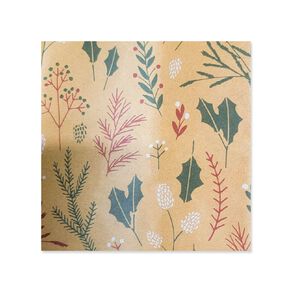 Wonderland Kraft Christmas Gift Wrap 70cm x 5m Assorted