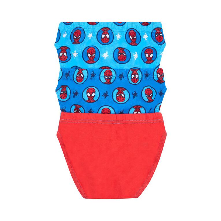 Spider-Man Boys' Briefs 3 Pack, Blue, hi-res