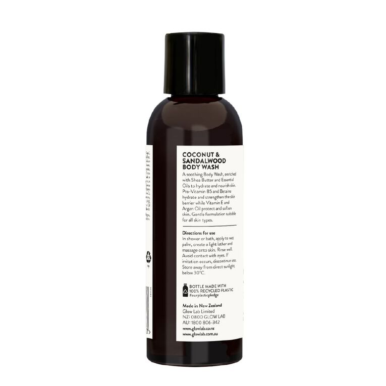 Glow Lab Mini Bodywash Coconut and Sandalwood, , hi-res