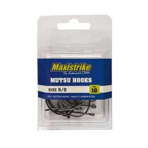 Maxistrike Mutsu Hooks 6/0 10 Pack