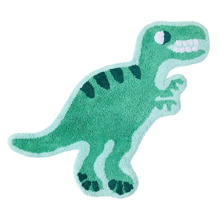 Living & Co Kids Rug Dino-roar 50 x 90cm Multi-Coloured, , hi-res