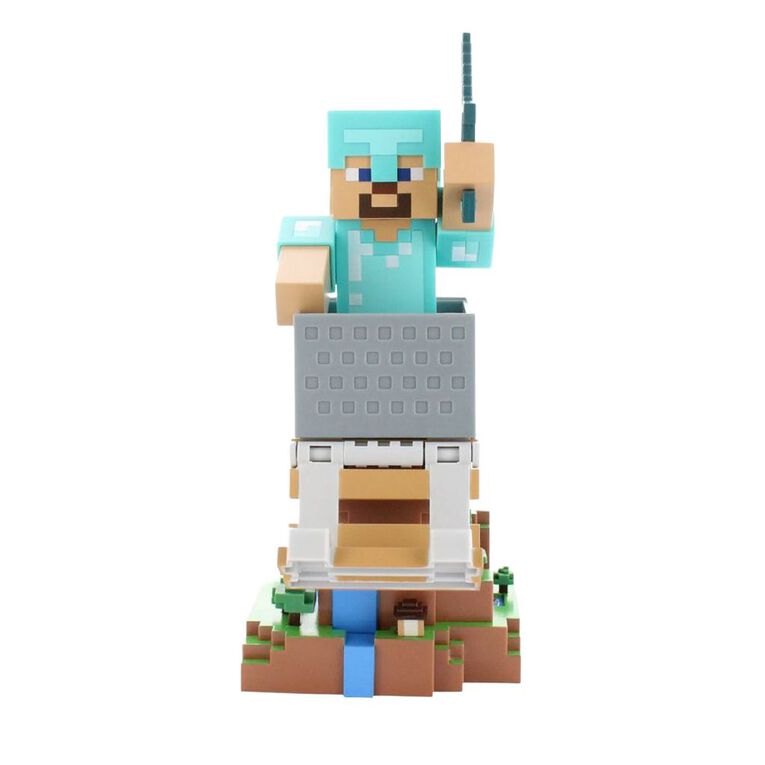 Cable Guys Minecraft Steve Diamond Armour, , hi-res