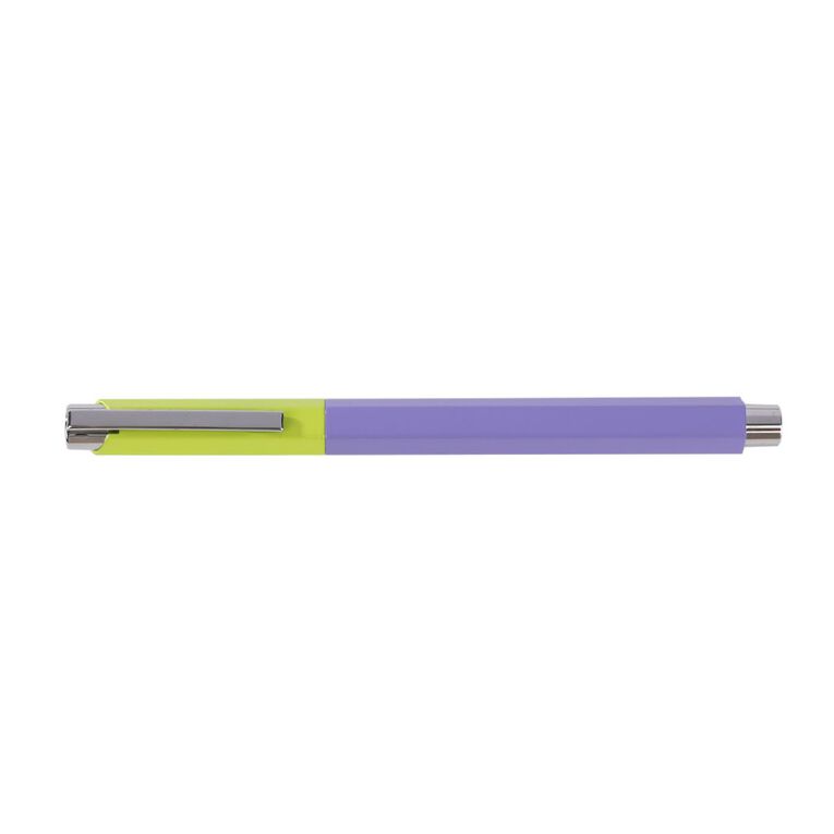 Uniti Stationery Brights Green And Pueple Pen, , hi-res