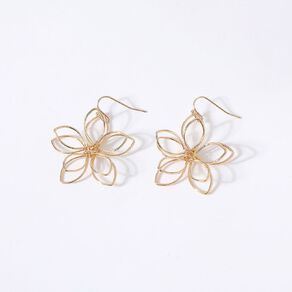 H&H Flower Gold Earrings