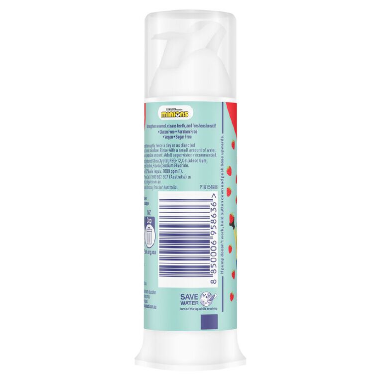 Colgate Minions Kids Strawberry Pump 85g, , hi-res