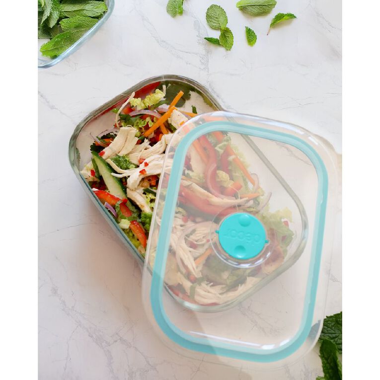 Decor Vent & Seal Glass Oblong 800ml Clear Clear, , hi-res