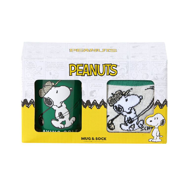 Peanuts Golf Mug And Sock Gift Set, , hi-res