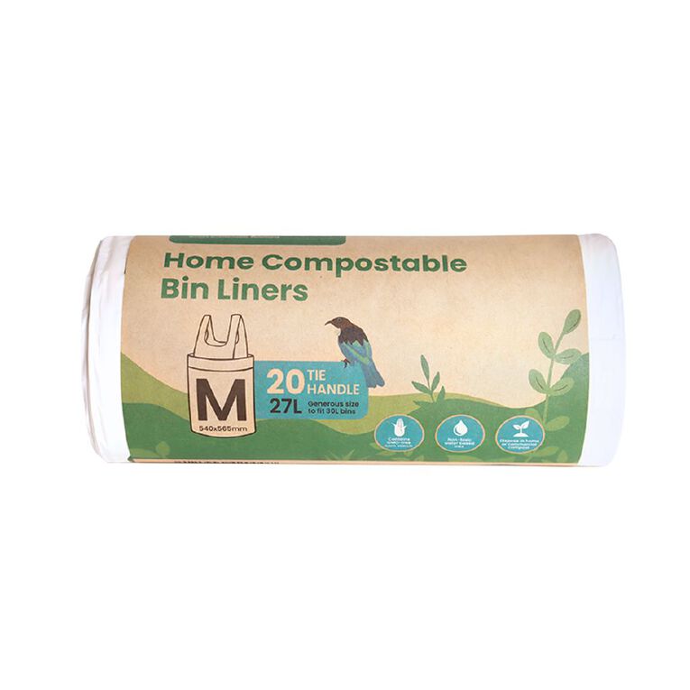 Ecopack Compostable Bin Liners 27L 20 pack, , hi-res