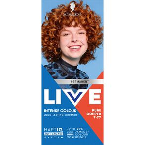 Schwarzkopf Permanent LIVE Colour 7.77 Pure Copper