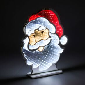 Wonderland Novelty Mirrored Tunnel Light Santa Design 215 LED 37cm