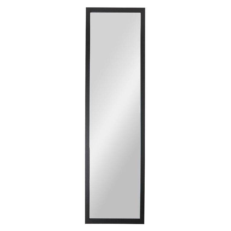Living & Co Everyday Wall Mirror 30cm x 120cm Black, , hi-res
