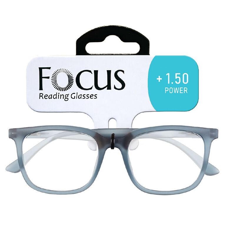 Focus Reading Glasses Harper +1.50 Grey Light, , hi-res