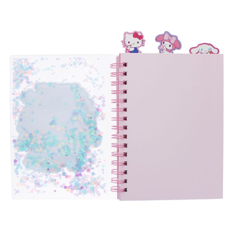 Hello Kitty Sweets Glitter Notebook, , hi-res