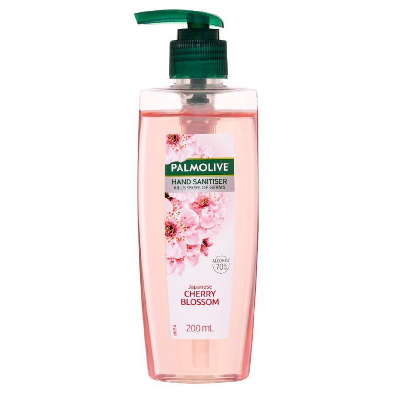 Palmolive Cherry Blossom Hand Sanitiser Pump 200ml, , hi-res