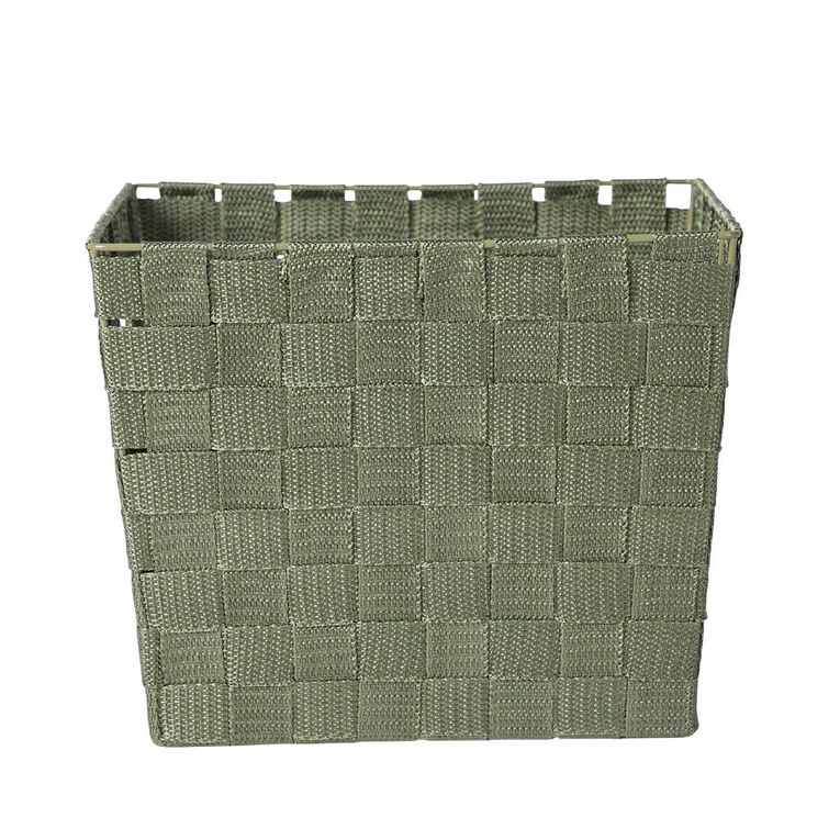Living & Co Woven Basket Green Medium, , hi-res