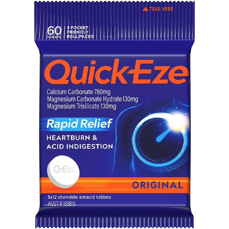 Quick Eze Antacid Original Multipack 5 Pack, , hi-res
