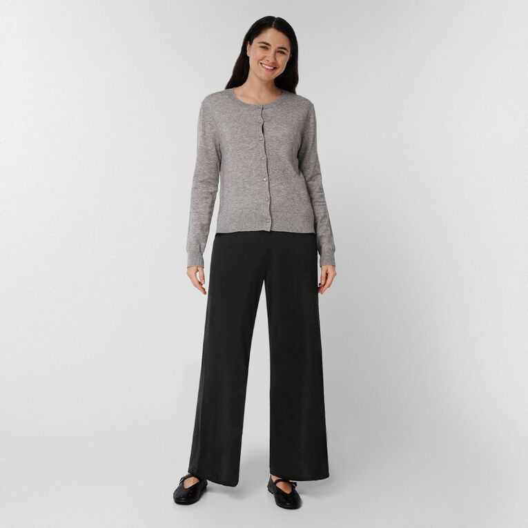 H&H Women's Merino Knit Pants, Black, hi-res