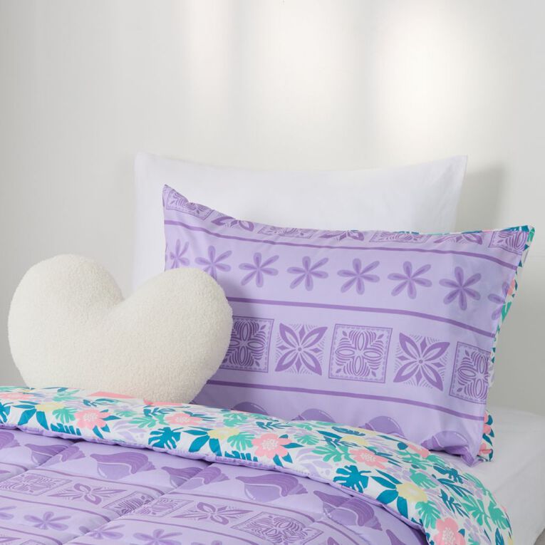 Moana Comforter Set 2-Piece Multi-Coloured King Single, , hi-res